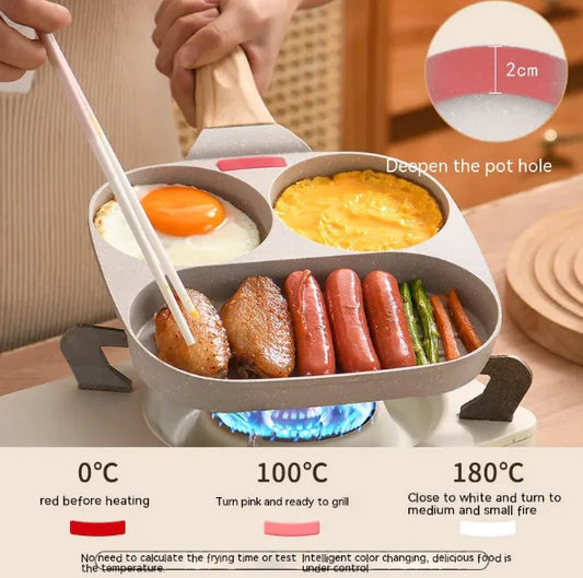 3 in 1 non stick omelet pan